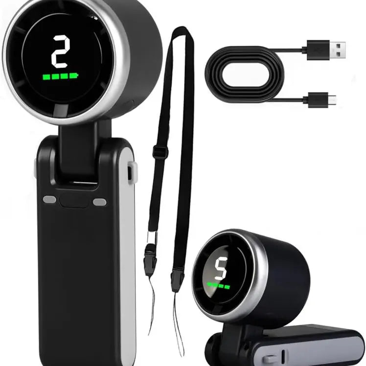 Portable Turbo Handheld Fan 5 Speeds