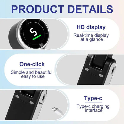 Portable Turbo Handheld Fan 5 Speeds