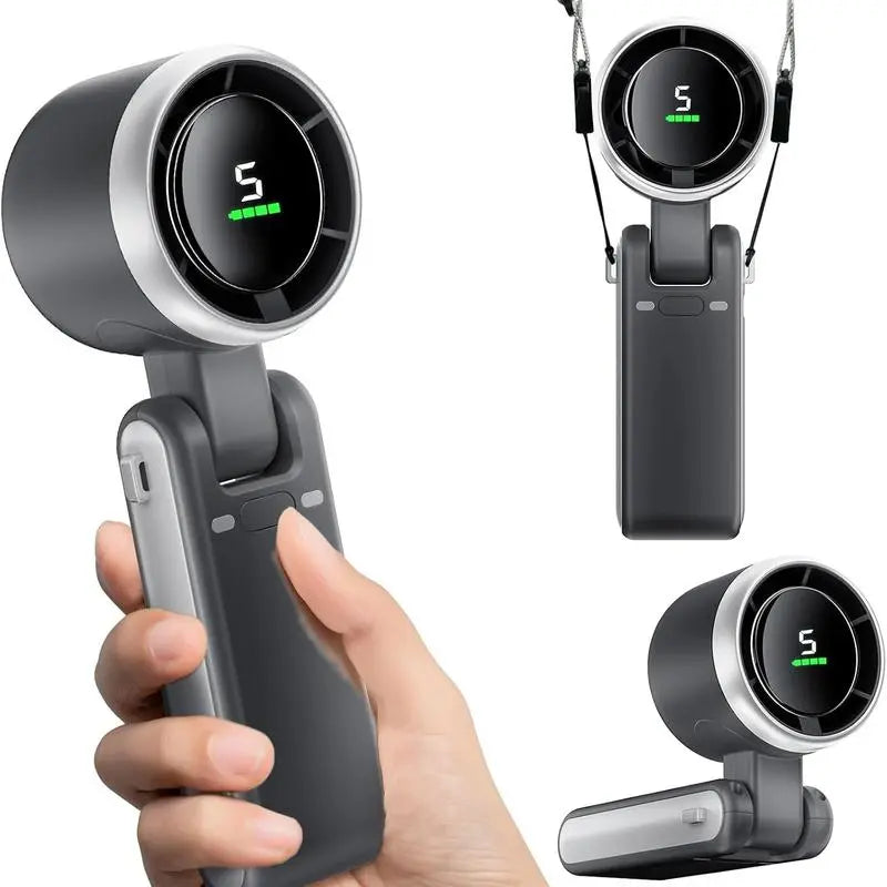 Portable Turbo Handheld Fan 5 Speeds